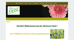 Desktop Screenshot of gaertnerei-fassl.at